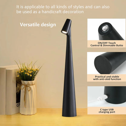Adjustable Color Table Lamp with Touch Dimmer