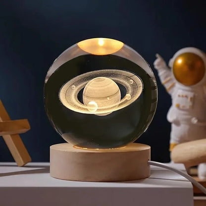 Magnifique décoration en sphère de cristal 3D