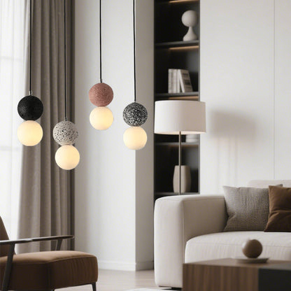 Glarefusion Nordic Modern Simple Terrazzo Chandelier