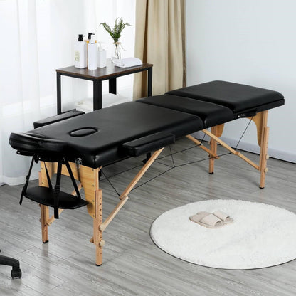 Heavy Duty 84 Long 3 Fold Massage Therapy Table Bed