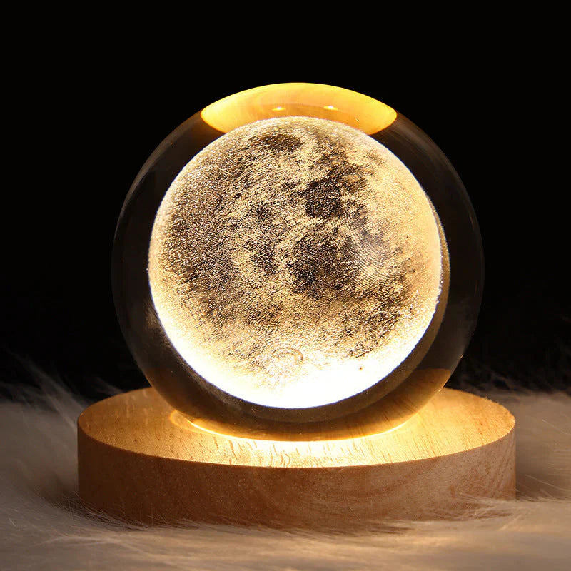 Lampe de table en cristal luxueux 