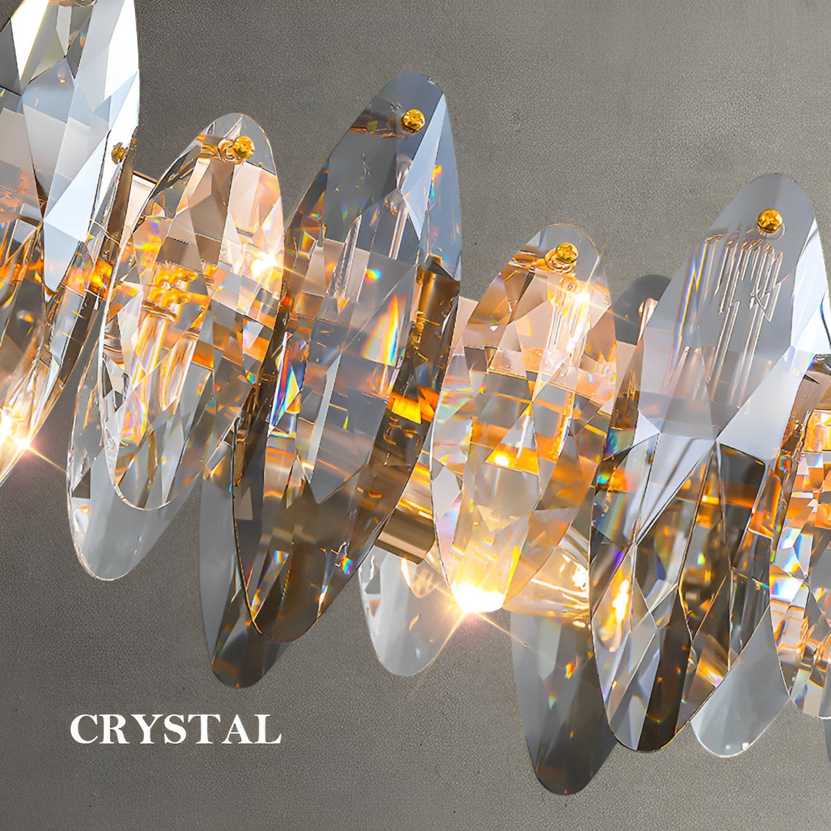 Elegant Crystal LED Ceiling Chandelier