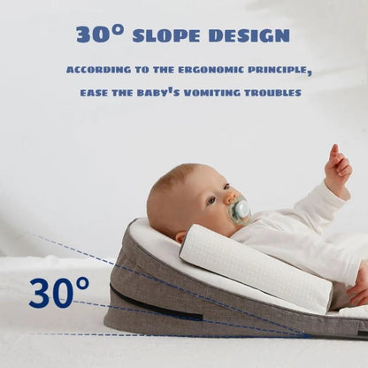 Soft Baby Sleep Wedge Pillow for Newborn Reflux Support