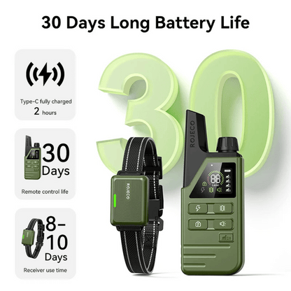 Advanced 300m Rechargeable Dog Training Collar with Remote