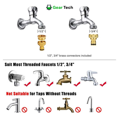 Flexible Water Hose with 8 Spray Settings