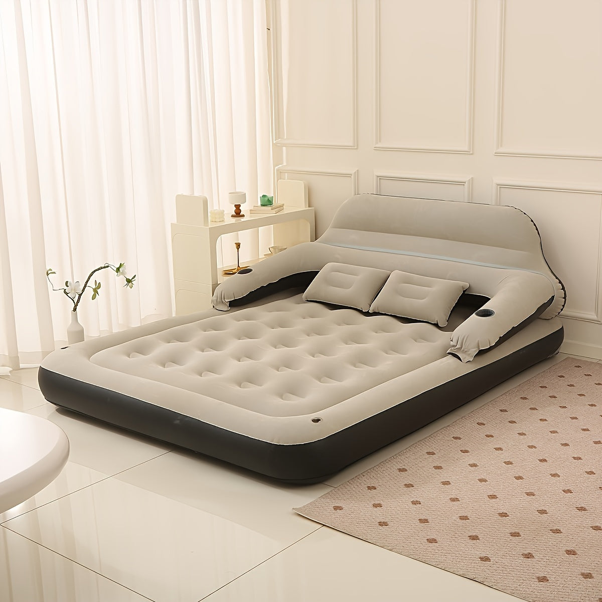 Premium Inflatable Mattress with Back Support - Halri