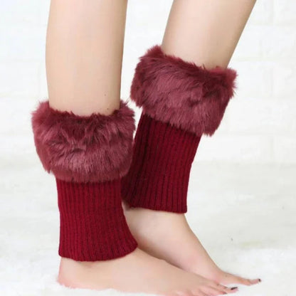 Cozy FurryLegs - Guêtres d'hiver douces, chaudes et élégantes