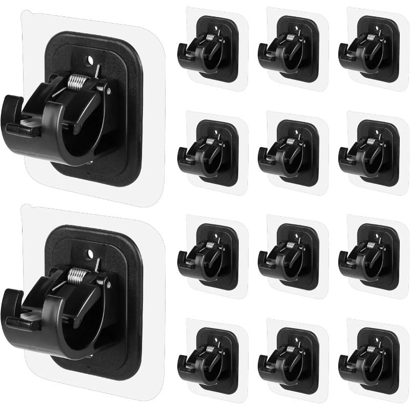Supports muraux pour tringle à rideaux faciles à installer - Aucun perçage requis