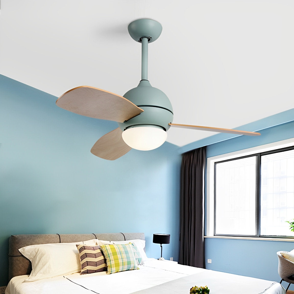 Sleek Modern LED Ceiling Fan with Remote Control