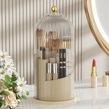 Porte-pinceaux de maquillage rotatif