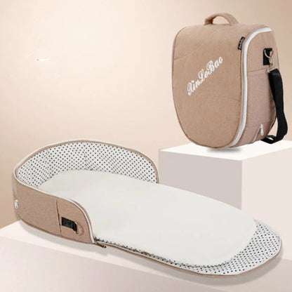 Lit de voyage portable pour bébé avec filet et sac de transport