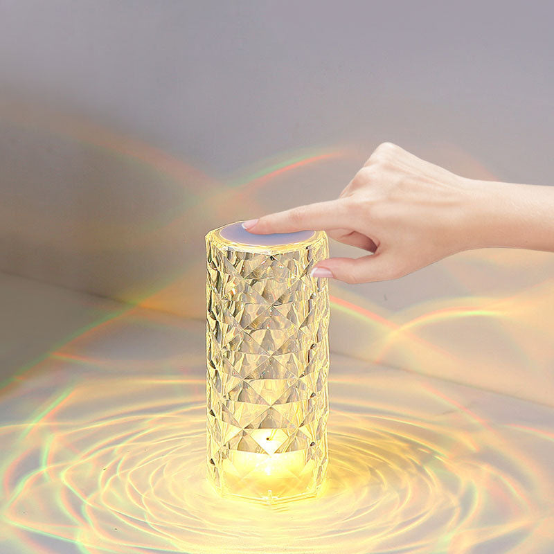 Lampe de chevet romantique avec veilleuse chaleureuse