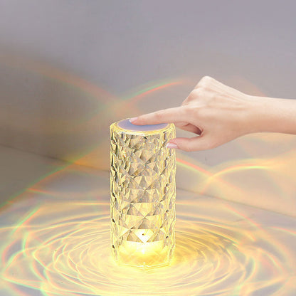 Lampe de chevet romantique avec veilleuse chaleureuse