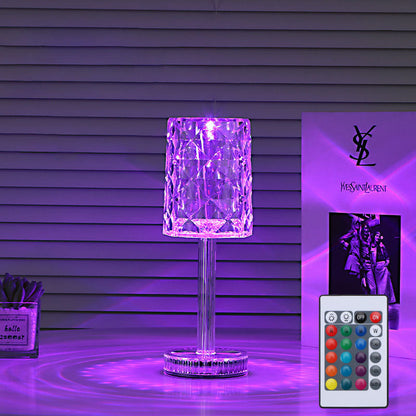 Lampe de chevet romantique avec veilleuse chaleureuse
