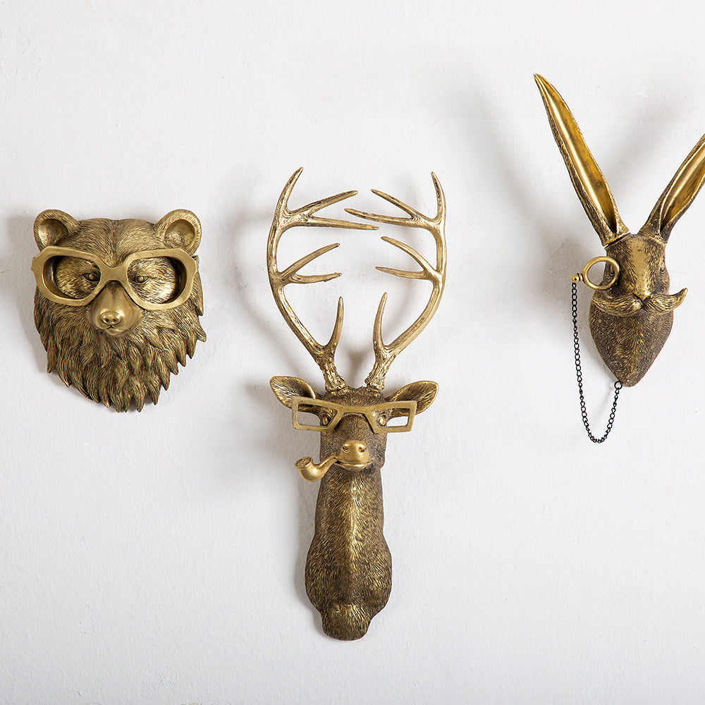 Fashionable Animal Wall Art Home Decor Pendant - Halri