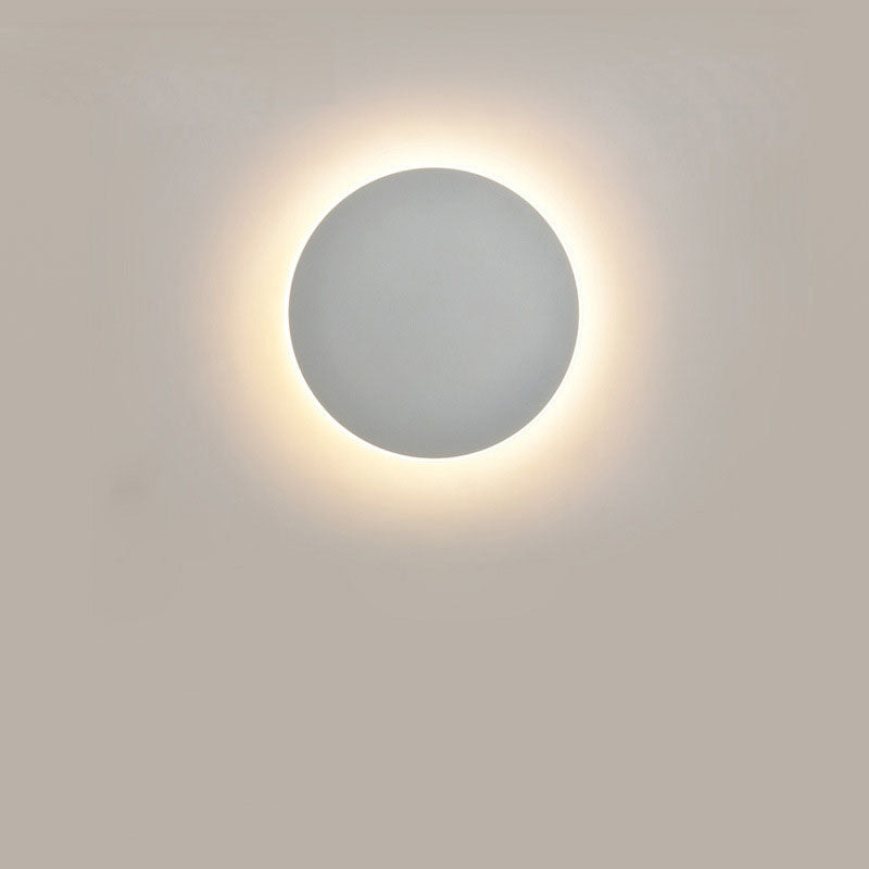 Applique murale LED ronde pour chambre et escalier