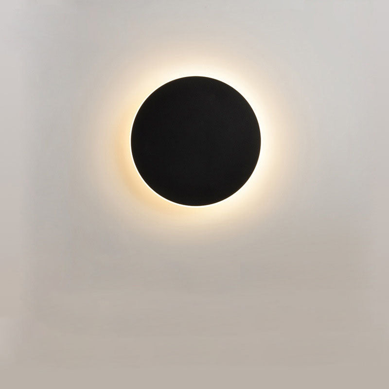 Applique murale LED ronde pour chambre et escalier