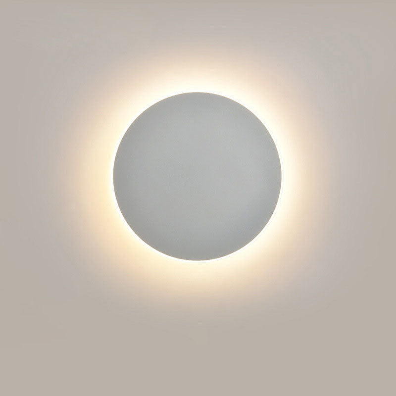 Applique murale LED ronde pour chambre et escalier