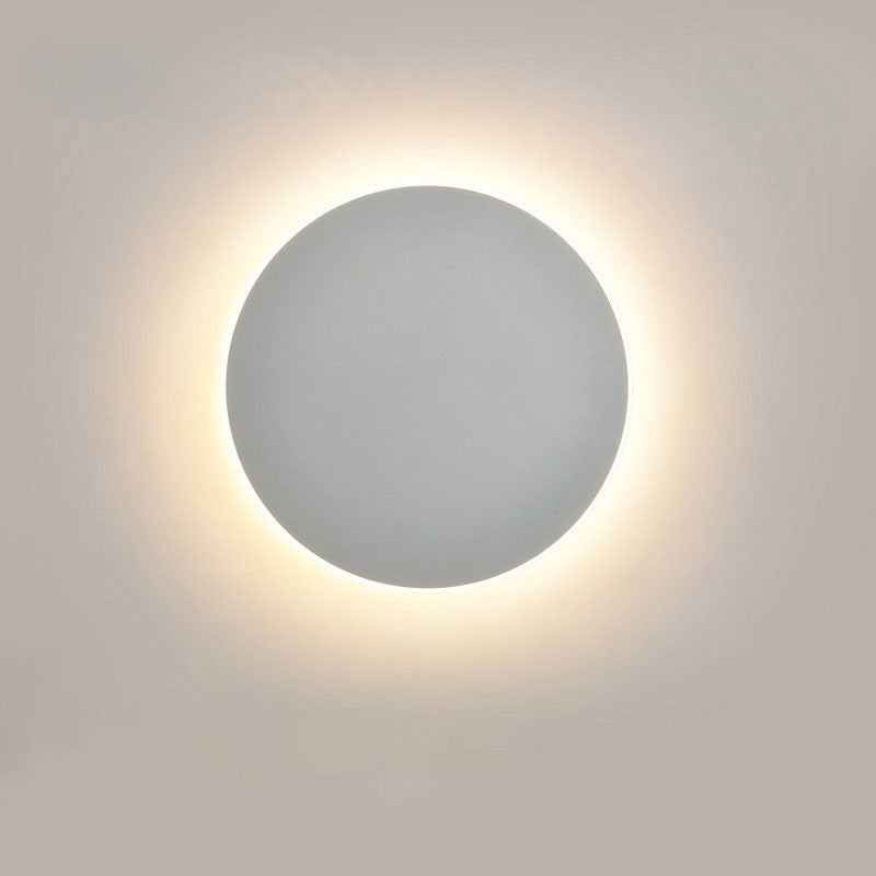 Applique murale LED ronde pour chambre et escalier