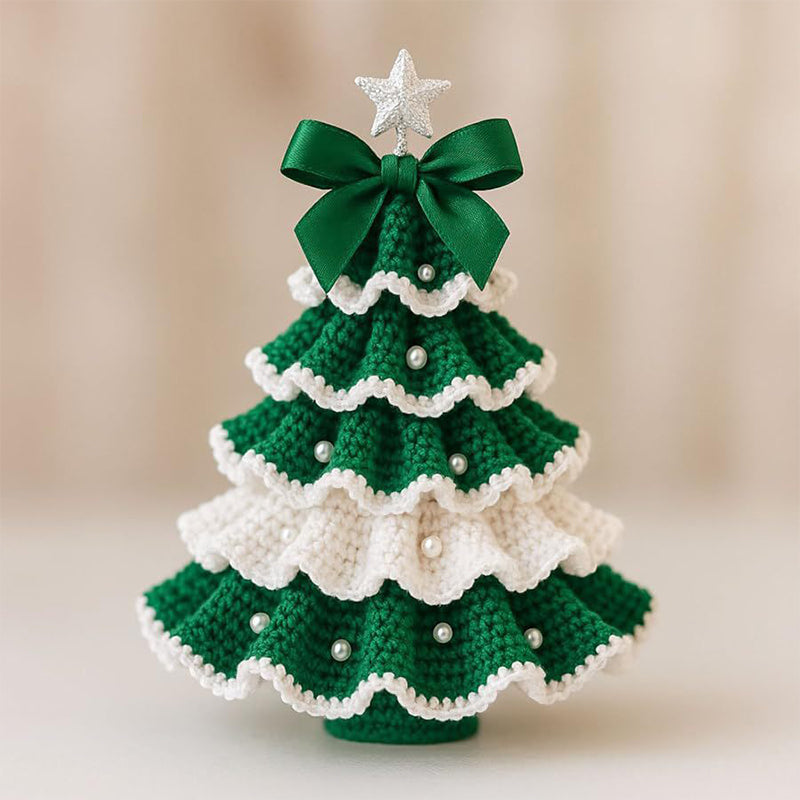 Magnifiques mini sapins de Noël au crochet 