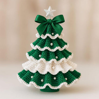 Magnifiques mini sapins de Noël au crochet 