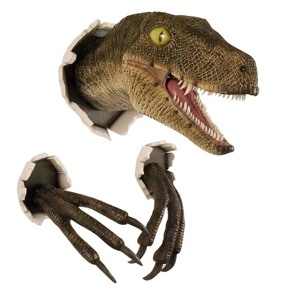 Decorative Prehistoric Dino Wall Art Statue
