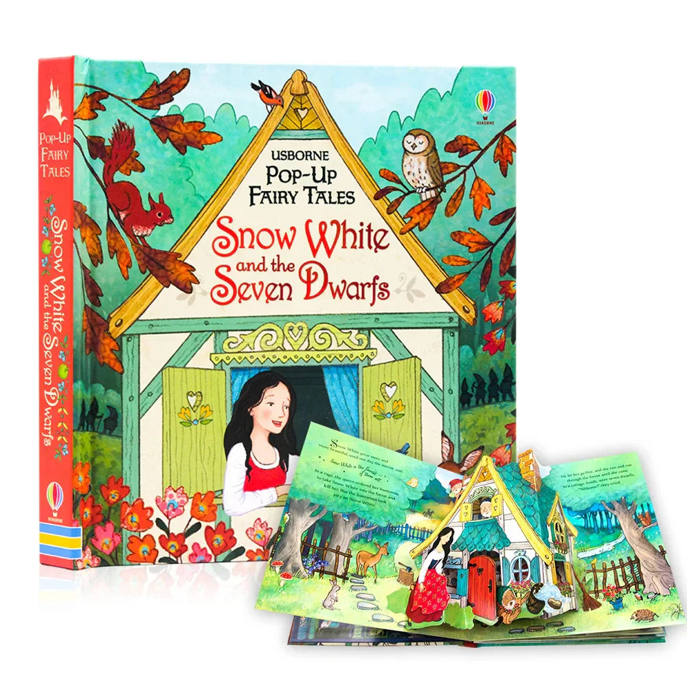 Livre d'histoires 3D pop-up amusant