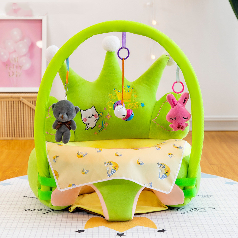 Chaise haute pour bébé avec arche de jeu - Aide à l'assise confortable
