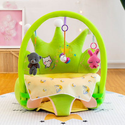 Chaise haute pour bébé avec arche de jeu - Aide à l'assise confortable