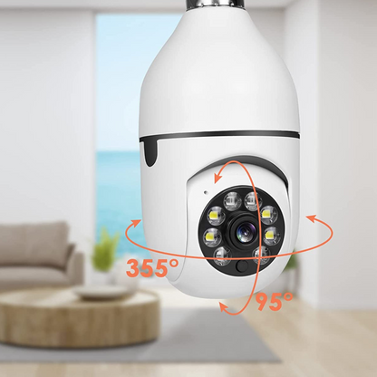 Wireless Home Security Camera Light Bulb