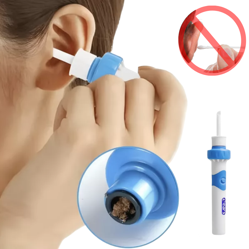 Portable Ear Wax Remover with Soft Silicone Tip - Halri