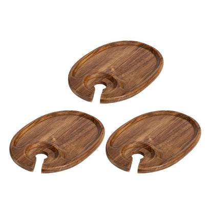 Ensemble de plateaux de service à vin et à fromage