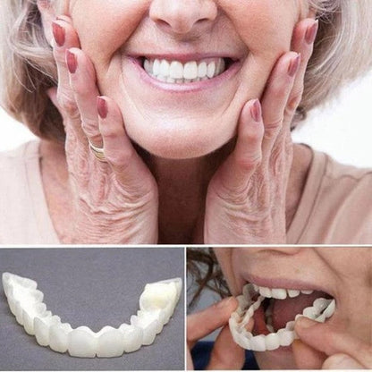 Easy Fit Clip On Teeth Veneers Set Upper Lower