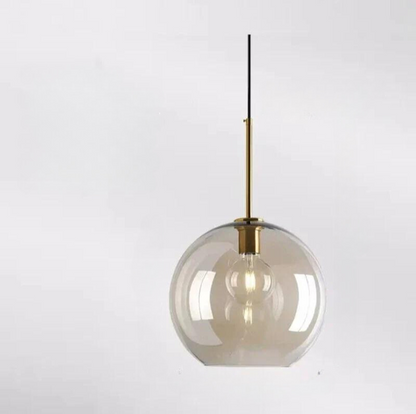 Lampe pendante en verre de style scandinave simple