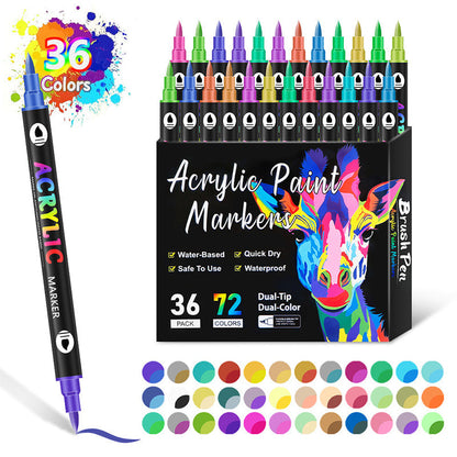 Feutres de peinture artistique aux couleurs vives