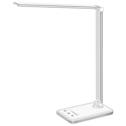 Lampe de bureau LED compacte avec port USB et 5 modes d'éclairage