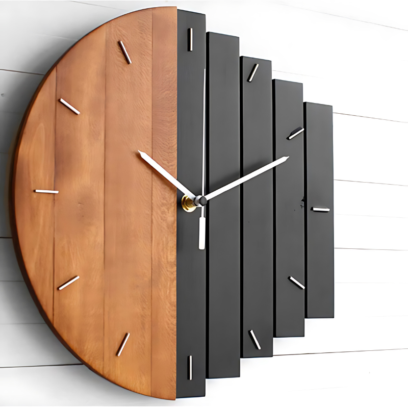 Quiet Slim Contemporary Wall Clock - Halri