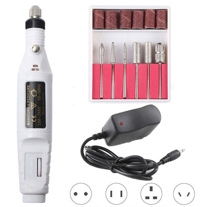 Compact Nail Drill Electric Manicure Kit