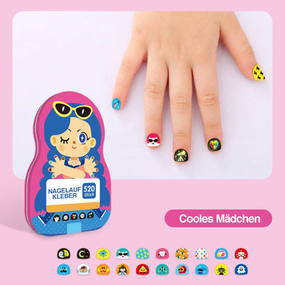 Ensemble d'autocollants amusants pour ongles pour enfants