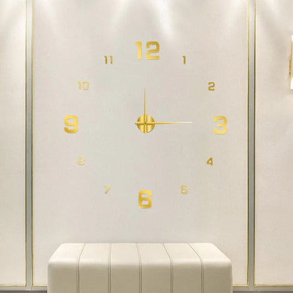Quiet Modern Wall Clock Analog Home Decoration