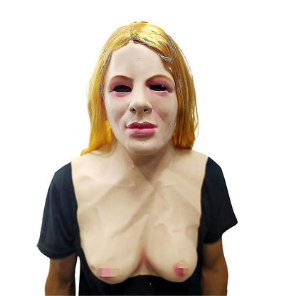 Masque réaliste en latex pour maquillage cosplay 