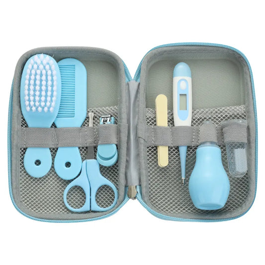 Baby Essentials Kit with Clipper, Thermometer, Brush - Halri