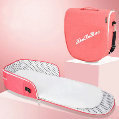 Lit de voyage portable pour bébé avec filet et sac de transport