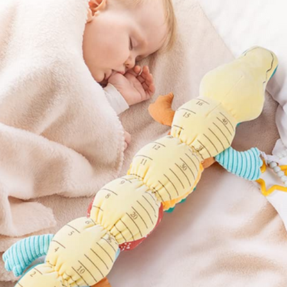 Colorful Baby Plush Toy Sensory Rattle Caterpillar