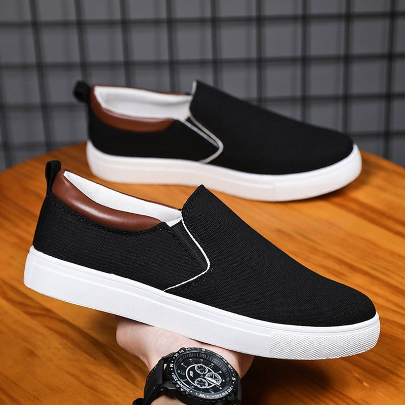 Chaussures décontractées en toile pour hommes