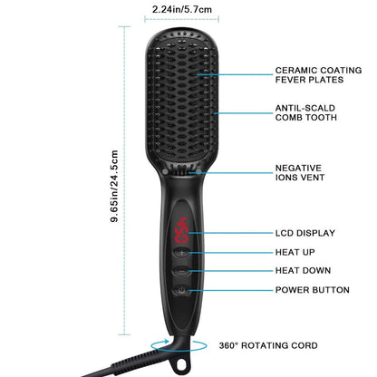 Advanced Hair Straightening Brush Tool