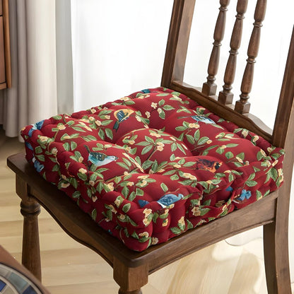 Colorful Floral Bird Pillow - Halri