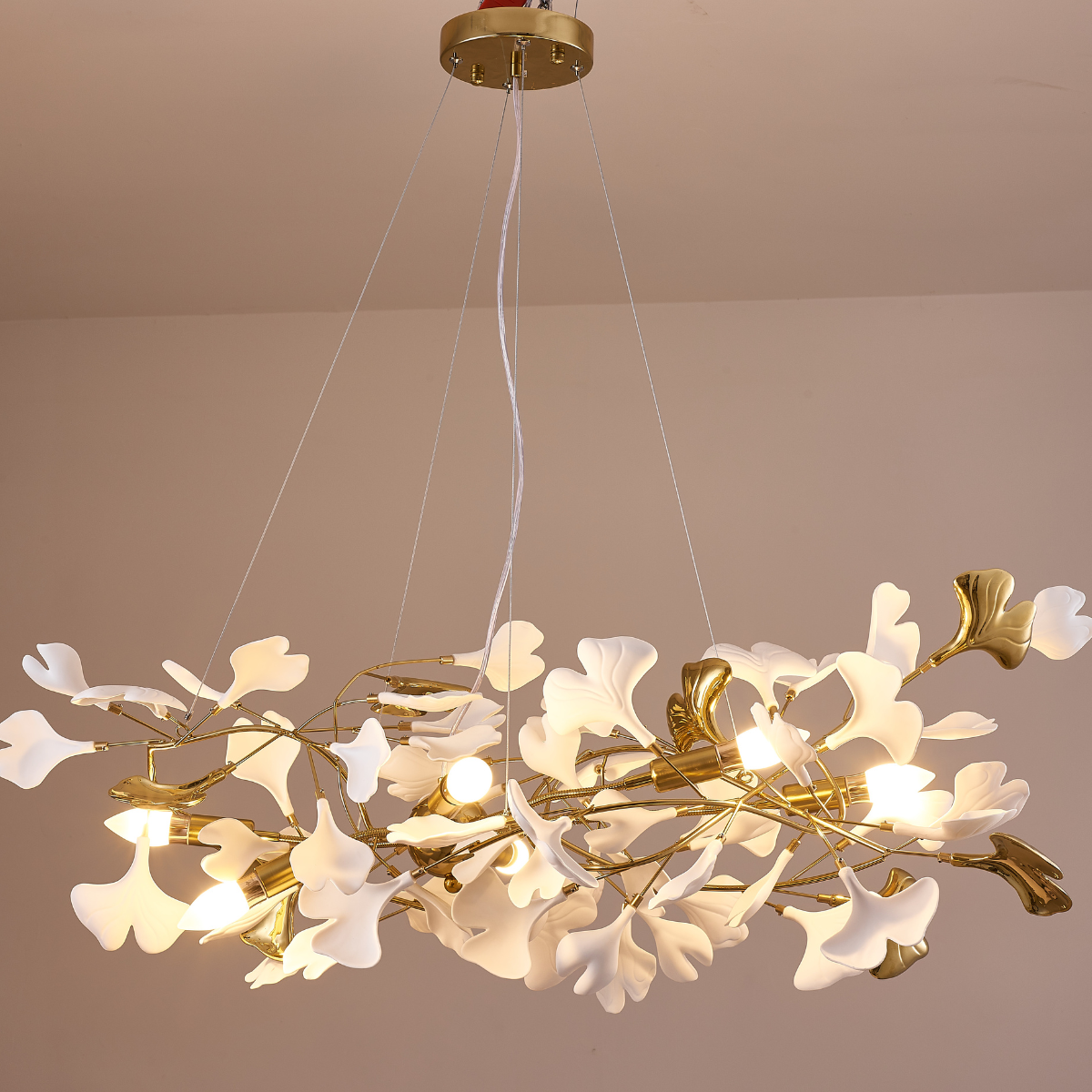 Beautiful Ginkgo Drop Necklace