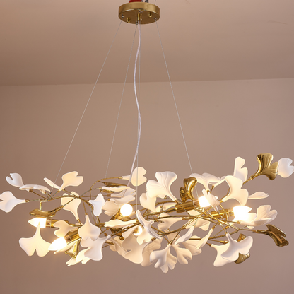 Beautiful Ginkgo Drop Necklace