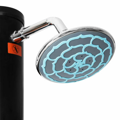 Outdoor Solar Heated Pool Shower Stall